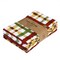 Urban Villa Fall Kitchen Towels Harvest Checks Print Dish Towels Set of 6 20"X30” 100% Cotton Highly Absorbent Quick Drying Dish Cloths & Dish Towels Thanks Giving Tea Towels with hanging loop Towels